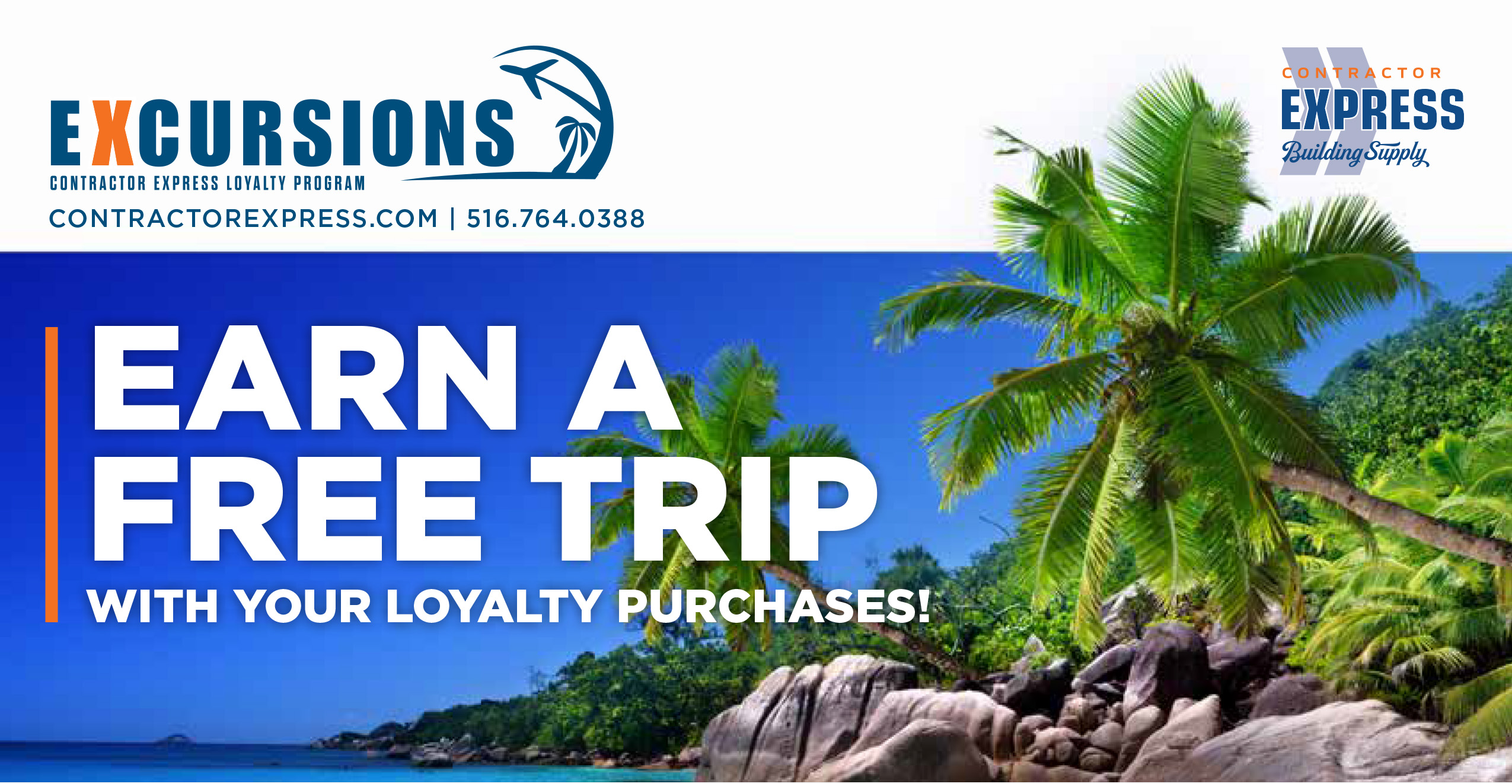 Earn A Free Trip With Your Loyalty Purchases!